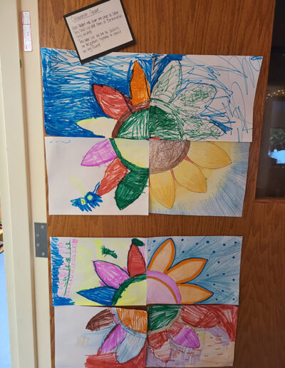 artwork by the kids