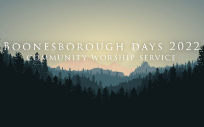 Community Worship Service at Boonesborough Days 2022