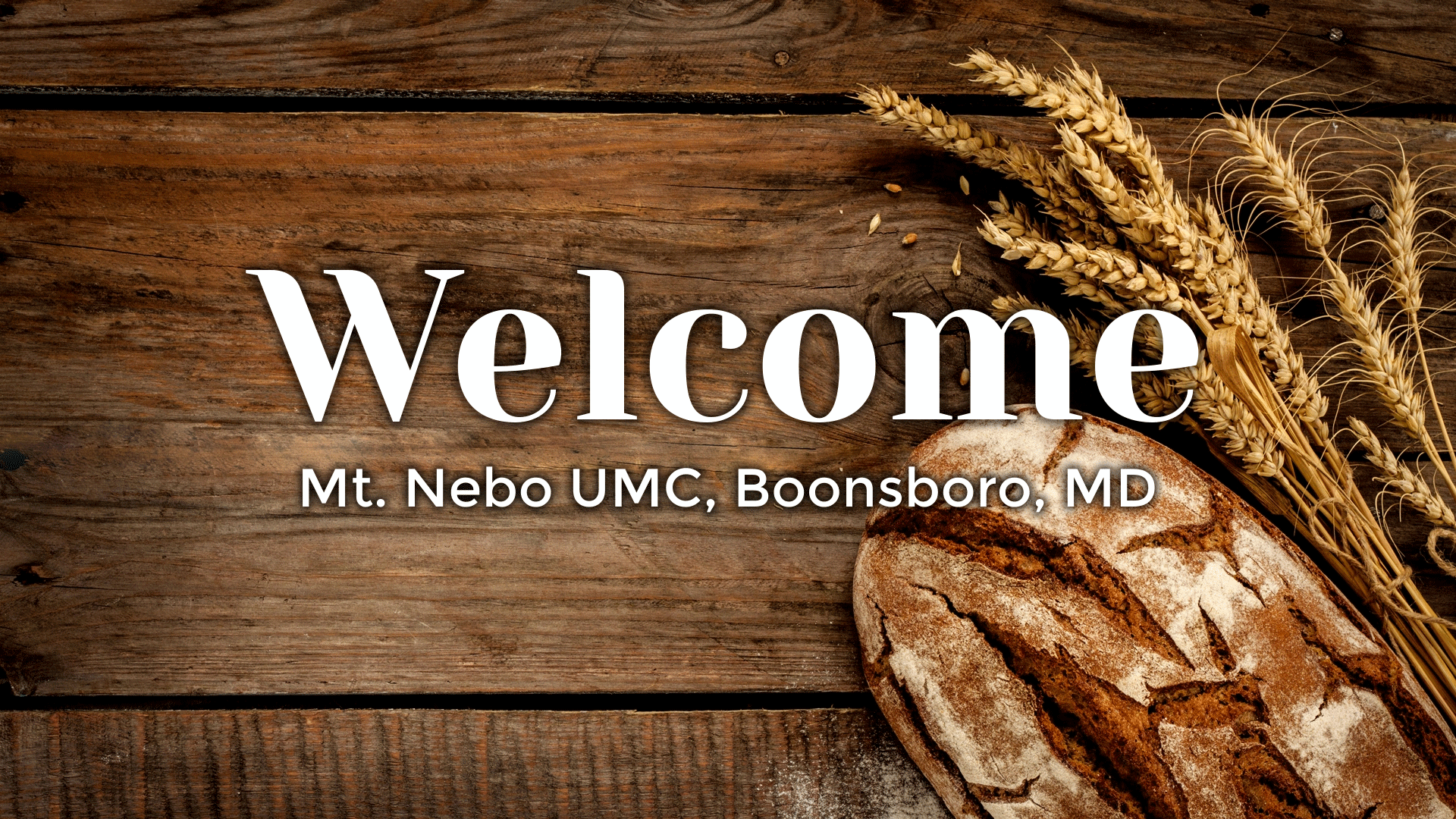 Worship for November 21, 2022 Mt. Nebo UMC of Boonsboro, Maryland