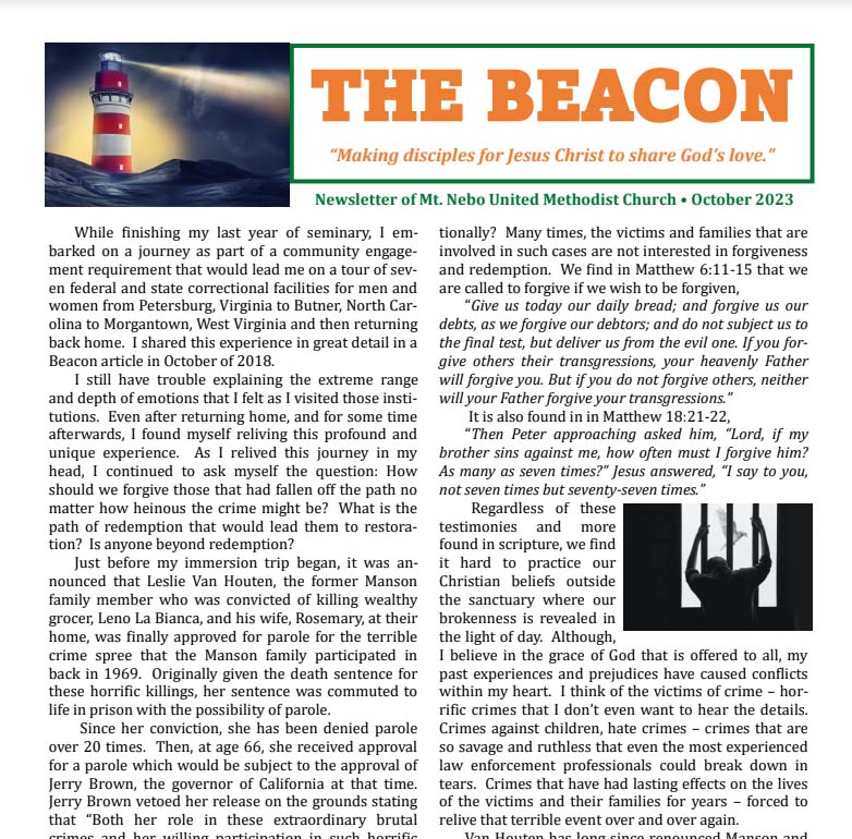 September issue of the beacon