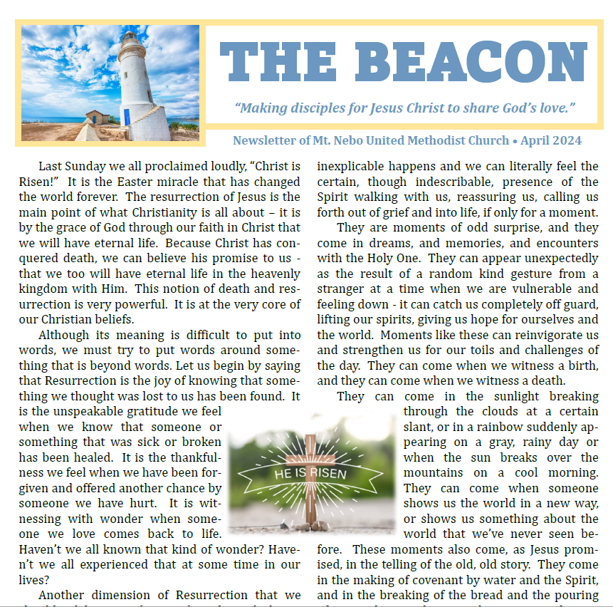 The Beacon for April 2024
