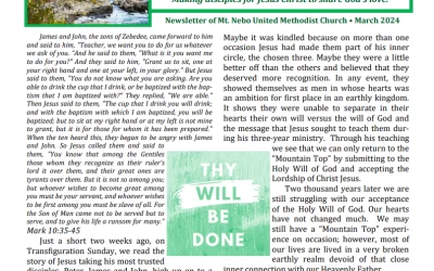 March Issue of The Beacon Newsletter