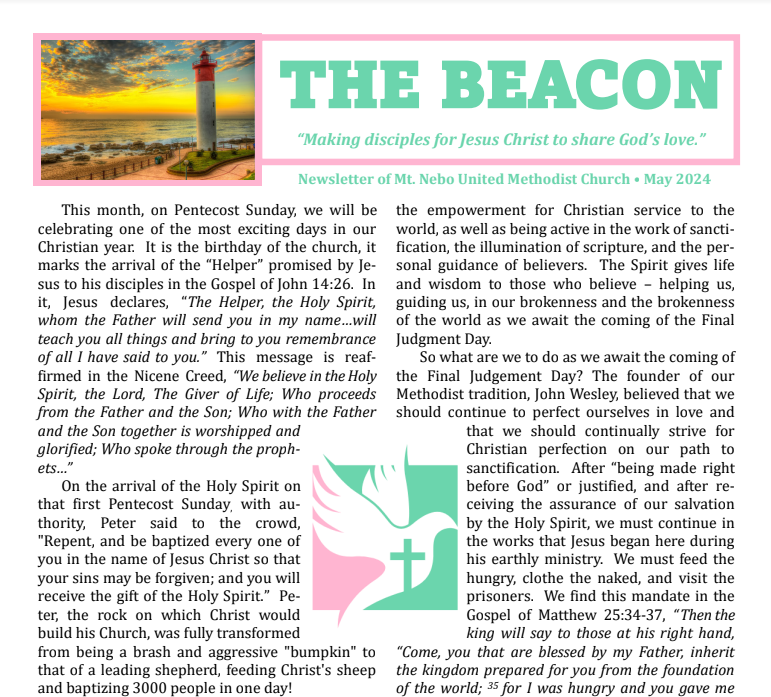 May 2024 Beacon newsletter