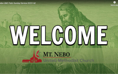 Worship for Palm Sunday – April 14, 2025